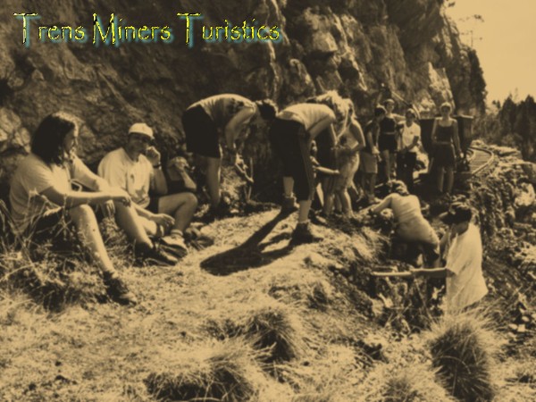 Recuperant l'antic traçat miner de la Mina Nova de Coll de Pradell.